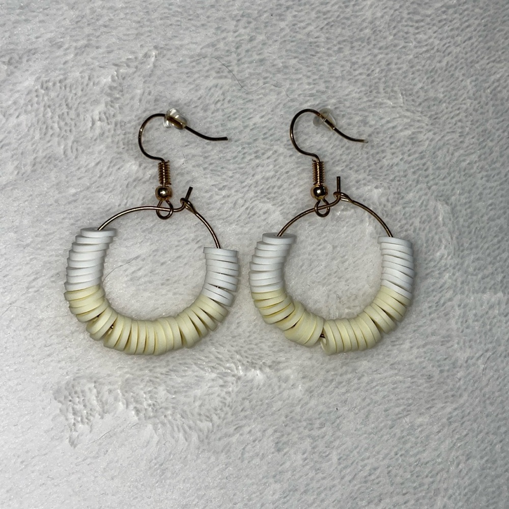 Handmade Dangle Hoop Earrings